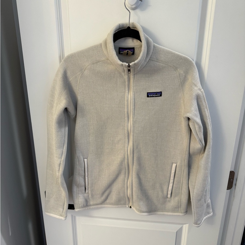 Patagonia Off-White Fleece Jacket